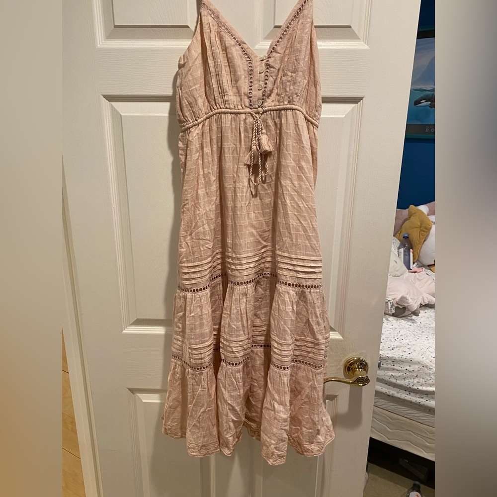 Arnhem pink strappy dress